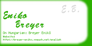 eniko breyer business card
